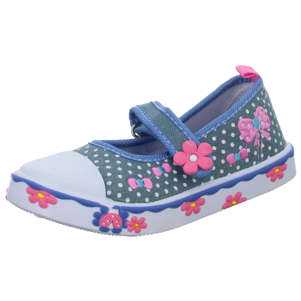 girlZ onlY Leinen Slipper/Kletthalbschuh