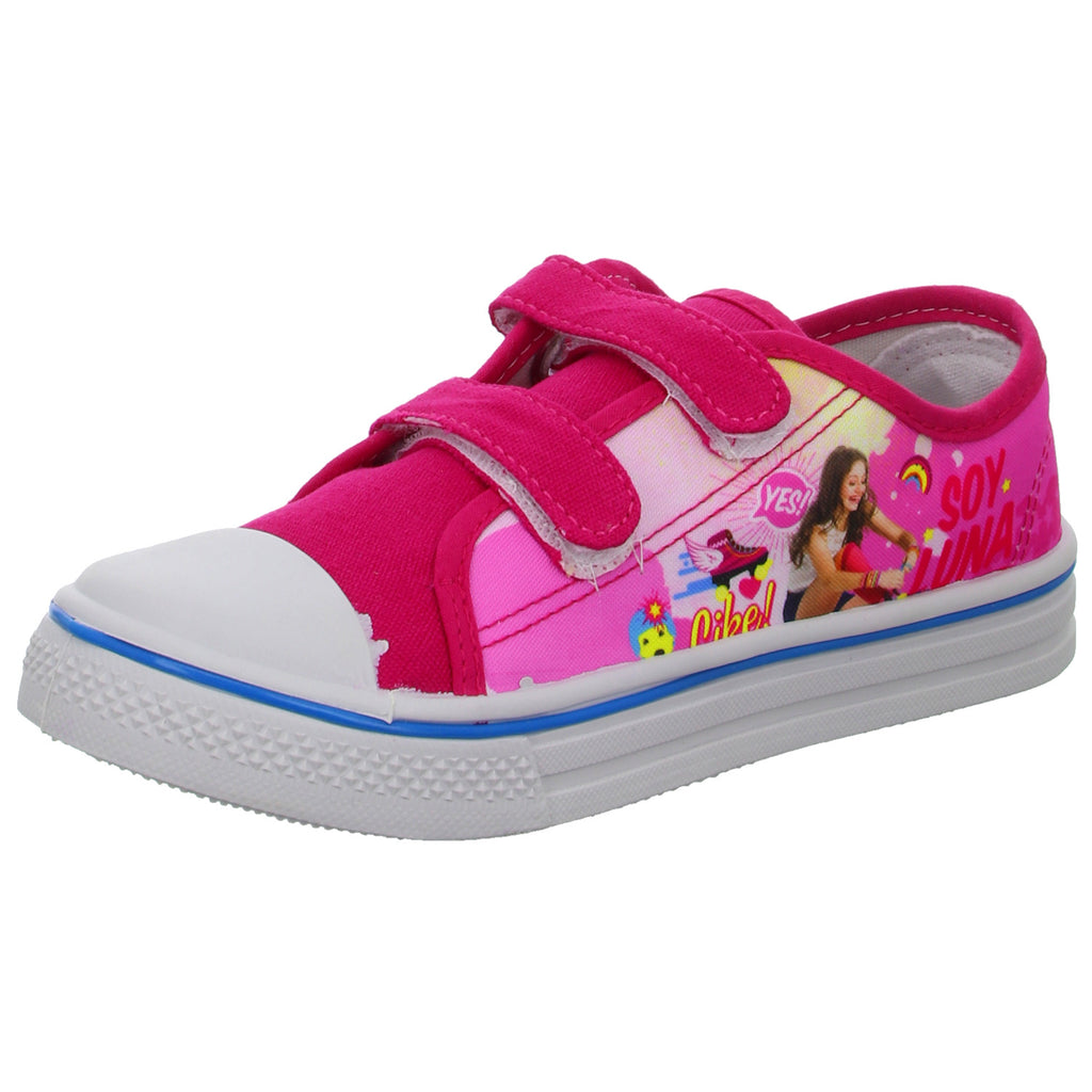 Soy Luna Leinen Slipper/Kletthalbschuh